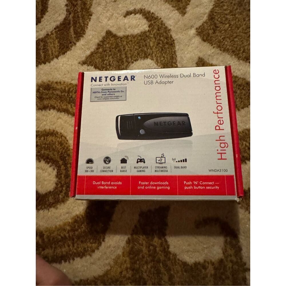 Netgear N600 wireless dual band usb adapter high performance
